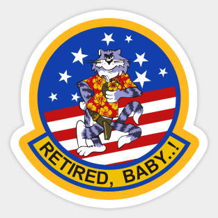 Tomcat Retired Sticker